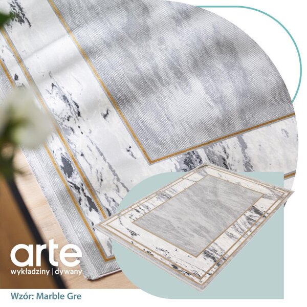 Koberec Arte Toronto Marble šedý