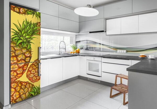 Nálepka na ledničku do domu Ananasy FridgeStick-70x190-f-112911830