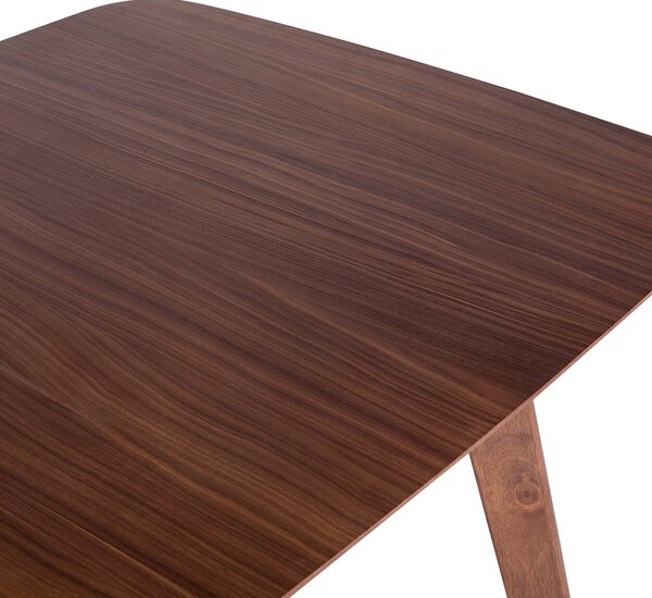 Rozkládací jídelní stůl MADOX Tmavý ořech 150/190 cm 90 cm