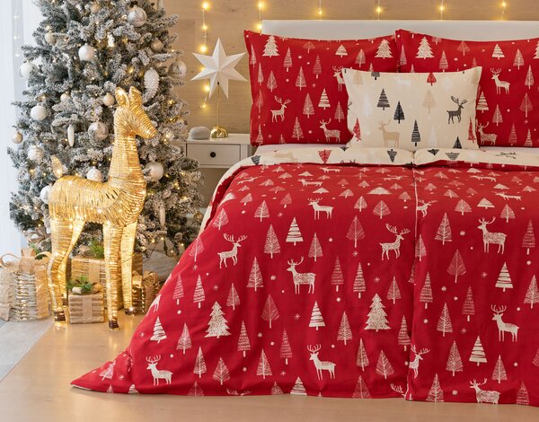 Povlečení Patti Flanel premium 1x 140/200, 1x 70/90