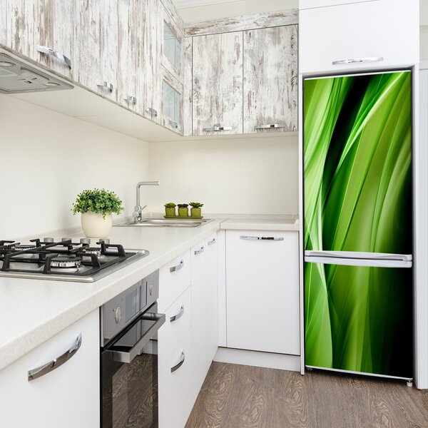 Nálepka na ledničku Zelené vlny pozadí FridgeStick-70x190-f-87078667
