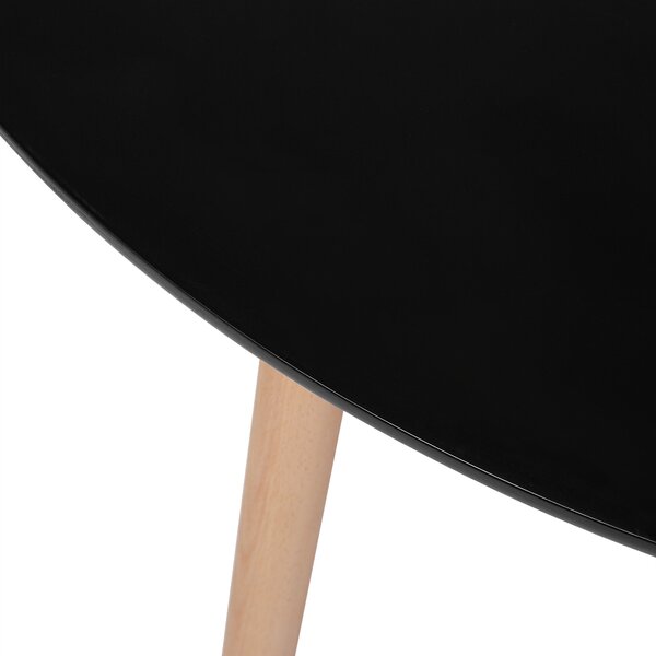 Jídelní stůl BOVIO Černá 120 cm 120 cm