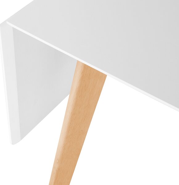 Rozkládací jídelní stůl MEDIO Bílá 120/155 cm 80 cm