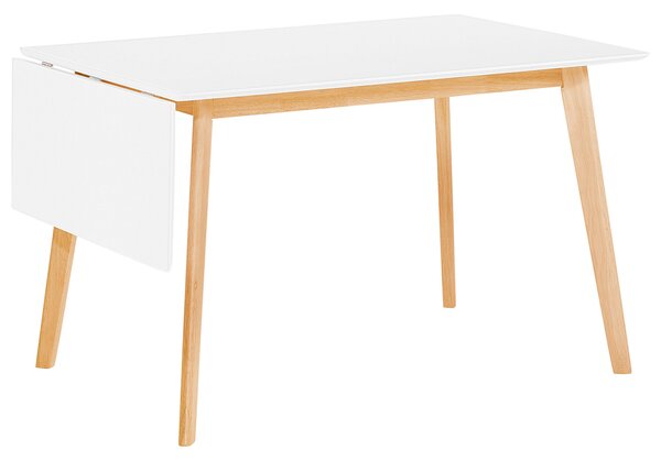 Rozkládací jídelní stůl MEDIO Bílá 120/155 cm 80 cm