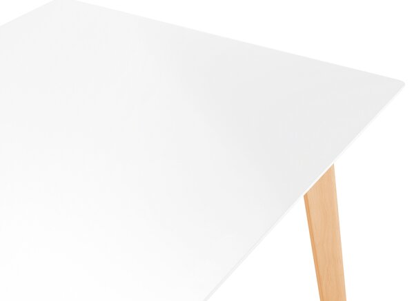 Rozkládací jídelní stůl MEDIO Bílá 120/155 cm 80 cm