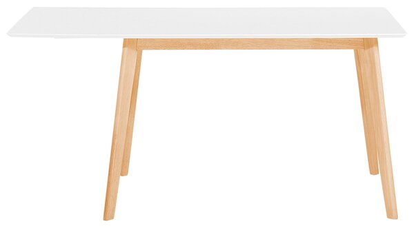 Rozkládací jídelní stůl MEDIO Bílá 120/155 cm 80 cm