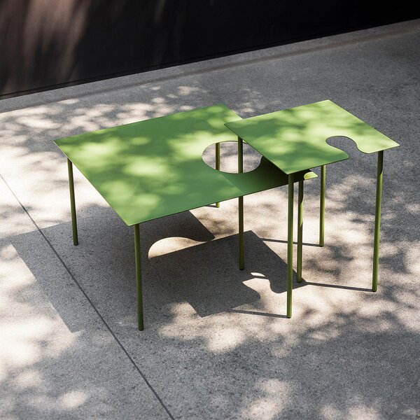 Desalto designové odkládací stolky Softer than Steel (30 x 30 cm)