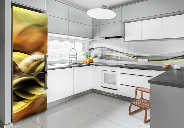 Nálepka s fotografií na ledničku Zlaté světlo FridgeStick-70x190-f-87561675