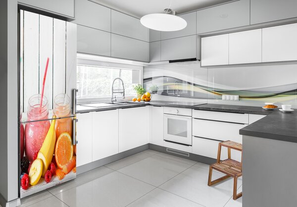 Foto nálepka na ledničku Barevné koktejly FridgeStick-70x190-f-88465012