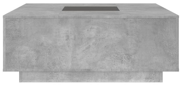 Konferenční stolek s Infinity LED betonově šedý 100x100x40 cm 3284045