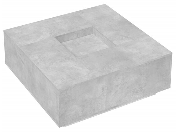Konferenční stolek betonově šedý 100x100x40 cm kompozitní dřevo 3284052