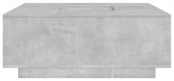 Konferenční stolek betonově šedý 100x100x40 cm kompozitní dřevo 3284052