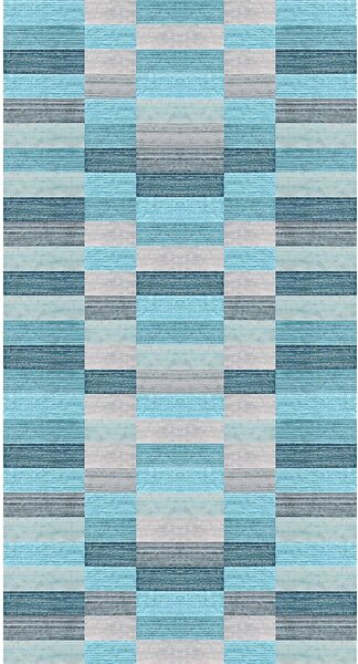 Modrý pratelný koberec 50x80 cm Hali – Vitaus