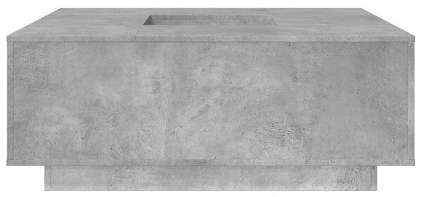 Konferenční stolek betonově šedý 100x100x40 cm kompozitní dřevo 3284052