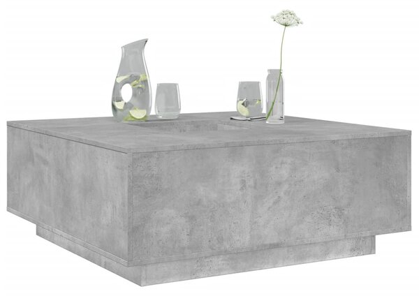 Konferenční stolek betonově šedý 100x100x40 cm kompozitní dřevo 3284052