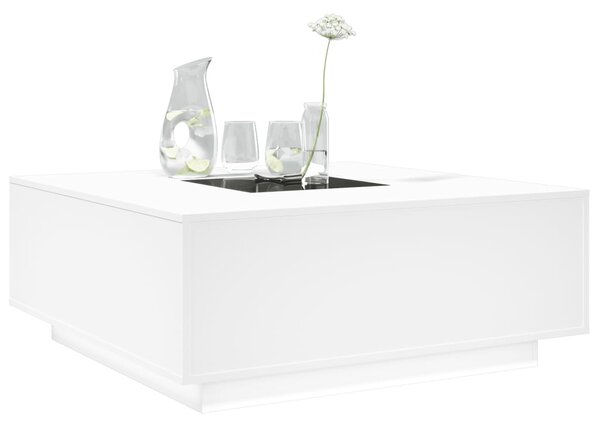 Konferenční stolek s Infinity LED bílý 100 x 100 x 40 cm 3284042