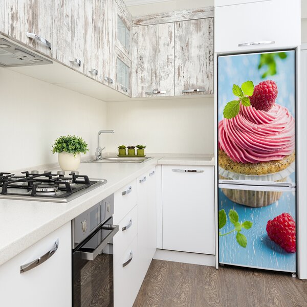 Foto nálepka na ledničku Malinový zákusek FridgeStick-70x190-f-88698302