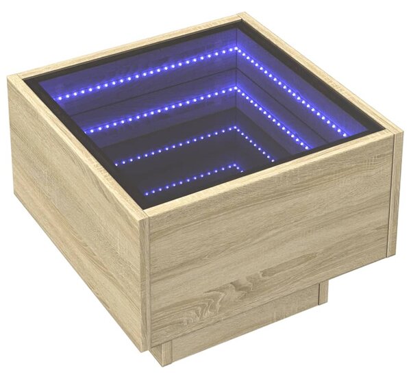 Noční stolek s Infinity LED dub sonoma 40 x 40 x 30 cm 3284065