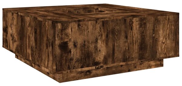 Konferenční stolek kouřový dub 100x100x40 cm kompozitní dřevo 3284053