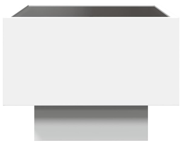Noční stolek s Infinity LED bílý 40 x 40 x 30 cm 3284063