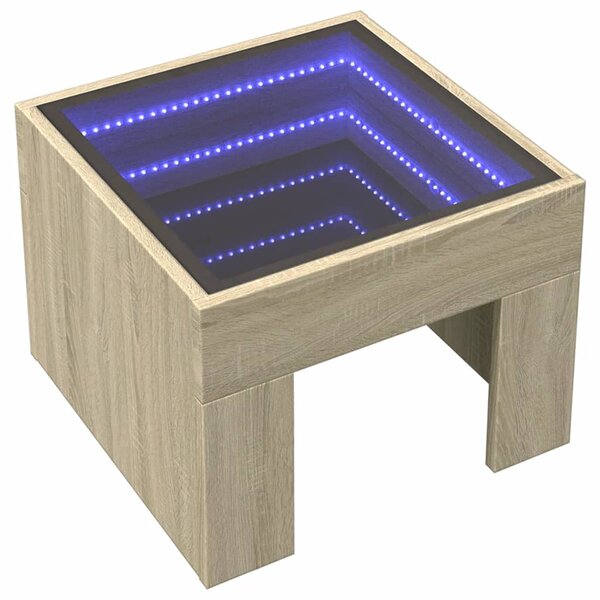 Noční stolek s Infinity LED dub sonoma 40 x 40 x 30 cm 3284072