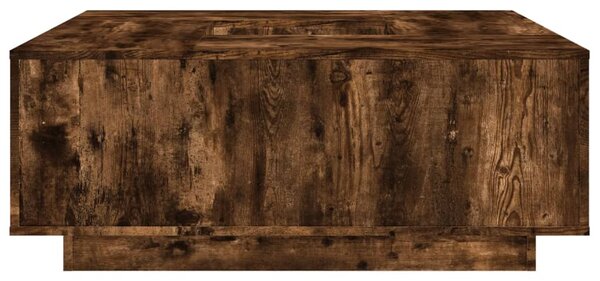 Konferenční stolek kouřový dub 100x100x40 cm kompozitní dřevo 3284053