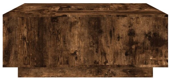 Konferenční stolek kouřový dub 100x100x40 cm kompozitní dřevo 3284053