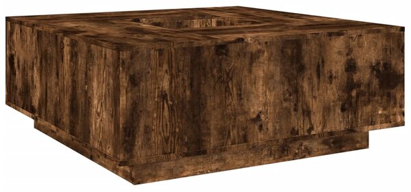 Konferenční stolek kouřový dub 100x100x40 cm kompozitní dřevo 3284053