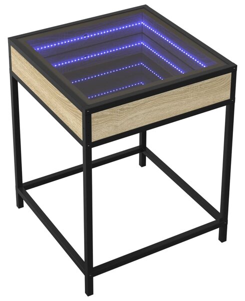 Noční stolek s Infinity LED dub sonoma 40 x 40 x 51 cm 3284092