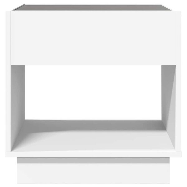 Noční stolek s Infinity LED bílý 50 x 50 x 50 cm 3284084