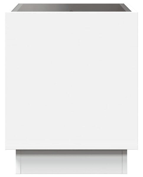Noční stolek s Infinity LED bílý 50 x 50 x 50 cm 3284084