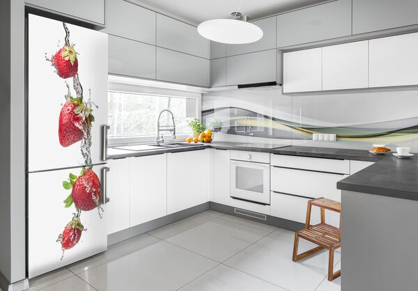 Nálepka na ledničku samolepící Jahody FridgeStick-70x190-f-88914383
