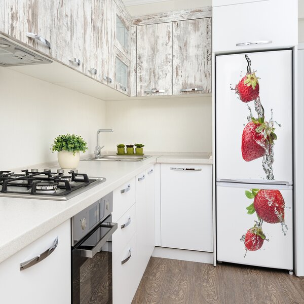 Nálepka na ledničku samolepící Jahody FridgeStick-70x190-f-88914383