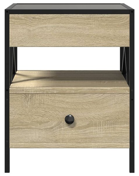 Noční stolek s Infinity LED dub sonoma 40 x 40 x 51 cm 3284102