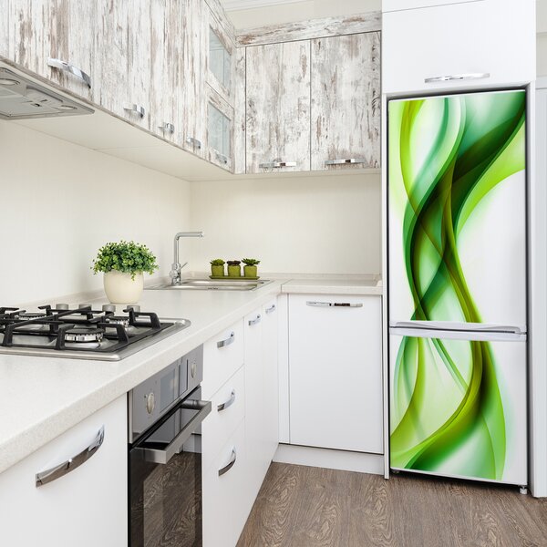 Nálepka na ledničku Abstraktní vlny FridgeStick-70x190-f-89102505
