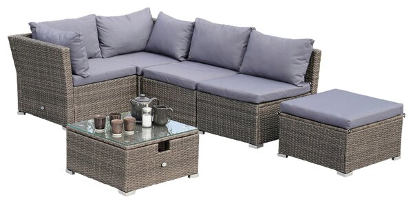 ZAHRADNÍ SEDACÍ SOUPRAVA 3dílné, kov, plast, sklo, textil Gardenson - Online Only zahradní nábytek, Online Only
