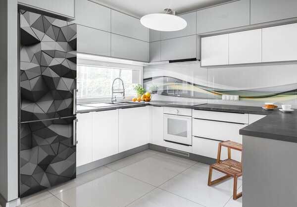 Nálepka s fotografií na ledničku Abstrakce 3D FridgeStick-70x190-f-89398223