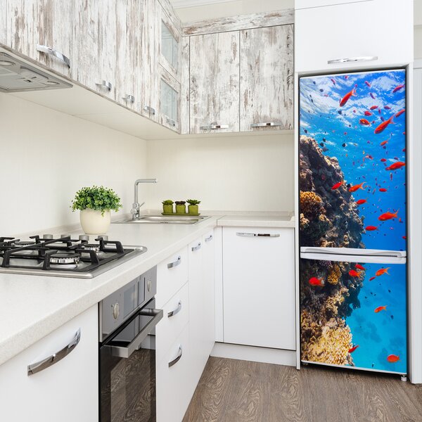 Nálepka fototapeta lednička Korálový útes FridgeStick-70x190-f-89362751