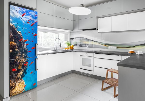 Nálepka fototapeta lednička Korálový útes FridgeStick-70x190-f-89362751