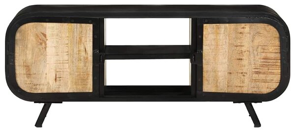 TV stolek 110 x 30 x 45 cm hrubé mangovníkové dřevo 328414