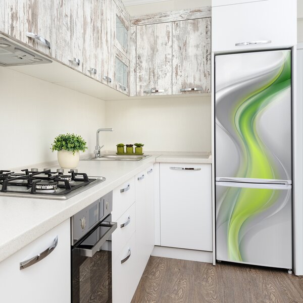 Nálepka na ledničku Abstraktní vlny FridgeStick-70x190-f-89608150