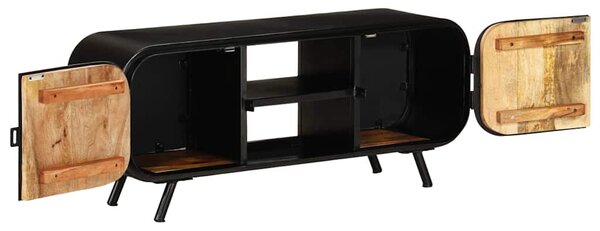 TV stolek 110 x 30 x 45 cm hrubé mangovníkové dřevo 328414