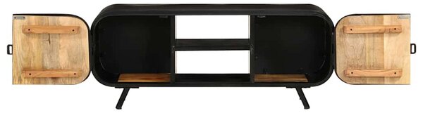 TV stolek 110 x 30 x 45 cm hrubé mangovníkové dřevo 328414