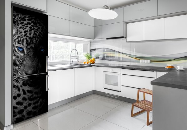 Nálepka fototapeta lednička Levhart FridgeStick-70x190-f-89549218