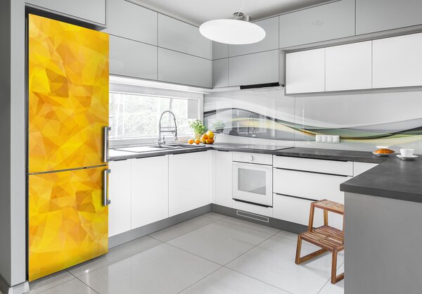 Nálepka na ledničku Abstrakce trojúhelníky FridgeStick-70x190-f-89631847