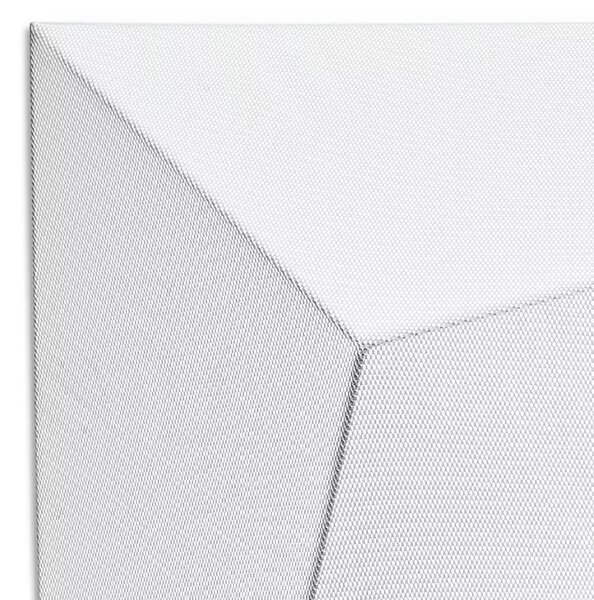 Axolight Ukiyo, stropní/nástěnné svítidlo s bílý textilním povlakem, 3xE27 max. 16W, 110x110cm