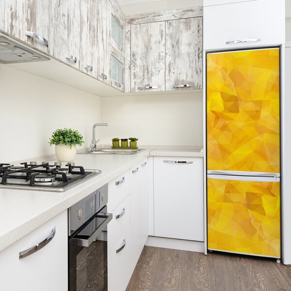 Nálepka na ledničku Abstrakce trojúhelníky FridgeStick-70x190-f-89631847