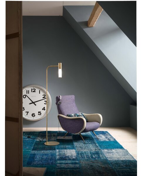 Il Fanale 274.06.ONB Etoile, stojací lampa z mosazi a skla, 1x25W G9, výška 157cm