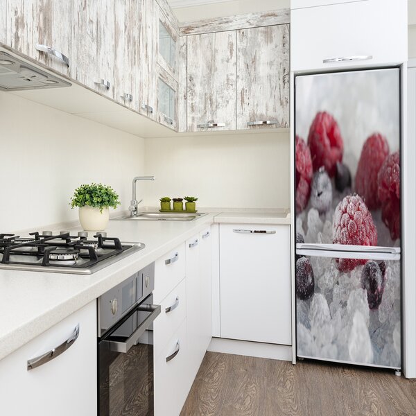 Nálepka na ledničku fototapeta Mražené ovoce FridgeStick-70x190-f-90017236