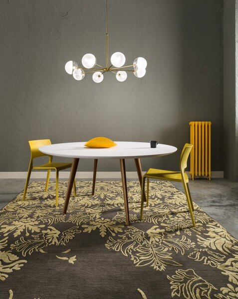 Il Fanale 275.08.ONT Molecola, závěsné mosazné svítidlo, 8x5W LED G9, prům. 99,4cm
